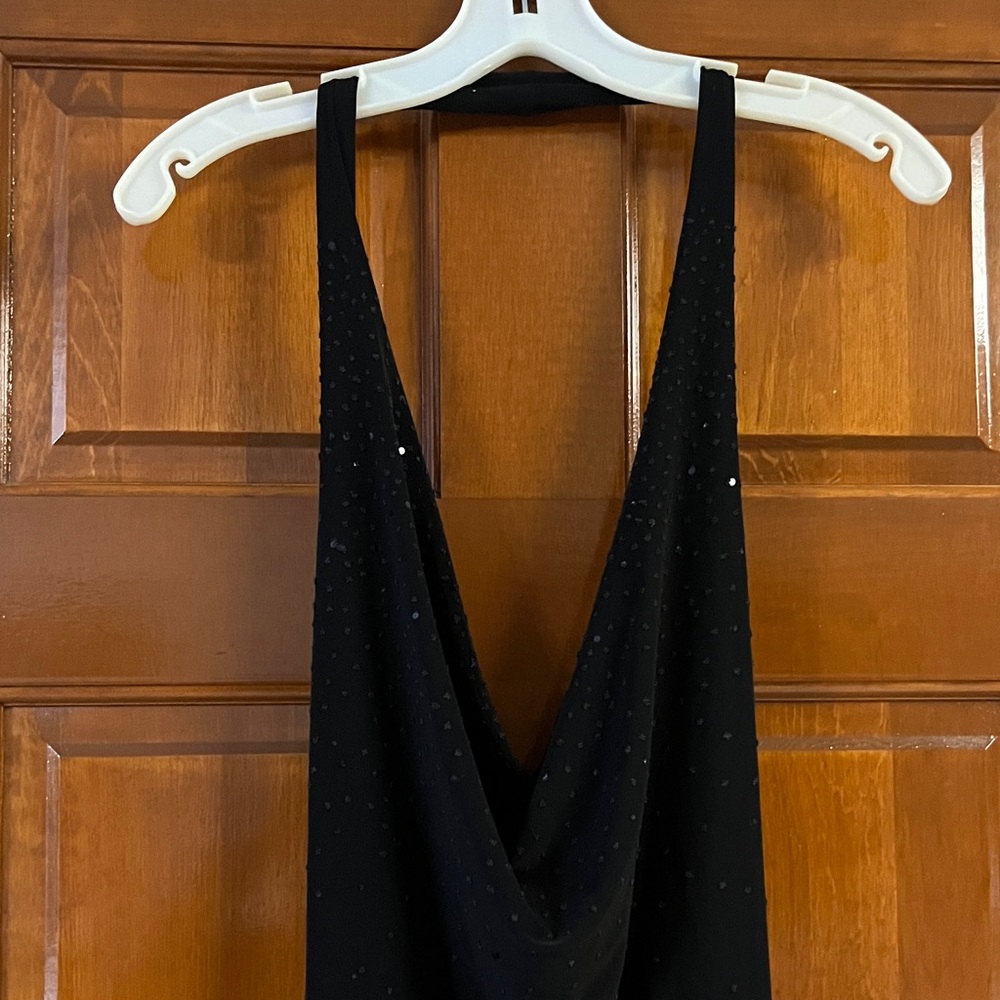 Chic Black Backless Dress